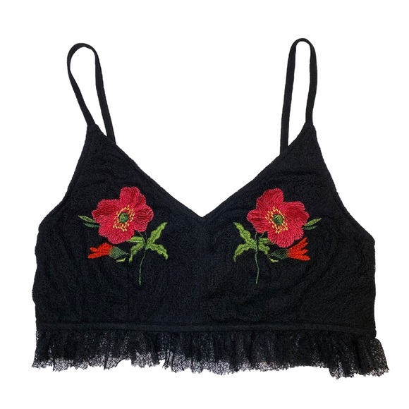 topshop ruched front bralette
